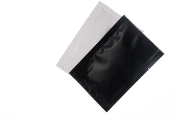 A packet of sugar or salt. Disposable stick.