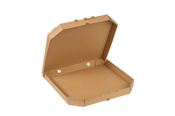 Paper pizza box. Pizza packaging