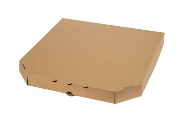 Paper pizza box. Pizza packaging