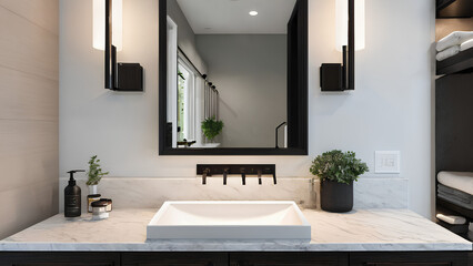 Sleek Lines & Timeless Marble