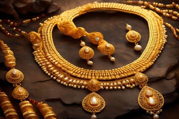 Pure 24 carat gold jewellery necklace0