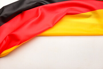 Flag of Germany on white background