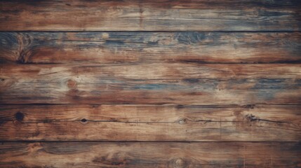 Fototapeta premium An image capturing dark wooden planks with deep, heavily weathered characteristics showing various shades of dark and light browns, contributing to the rugged ambiance.
