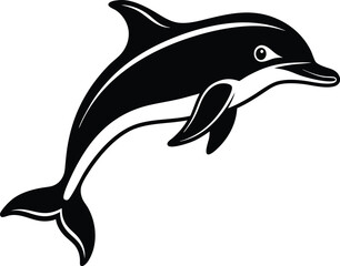 Dolphin silhouette illustration