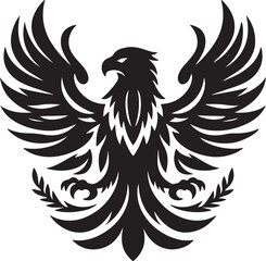 Eagle silhouette vector illustration