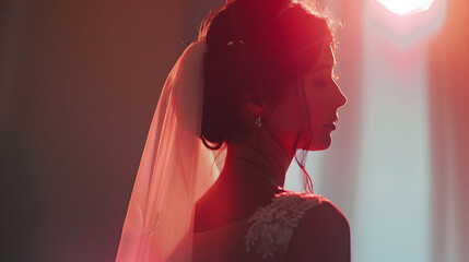bride as a wedding photographer : Generative AI