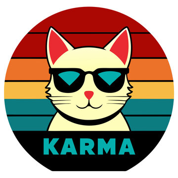 cartoon cat with sunglasses