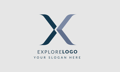 x logo design company logo