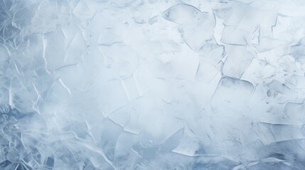 Obraz premium High-resolution image of an abstract blue ice texture, showcasing smooth and intricate patterns that evoke a sense of coldness and winter season.
