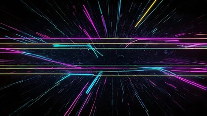 abstract background with glowing lines