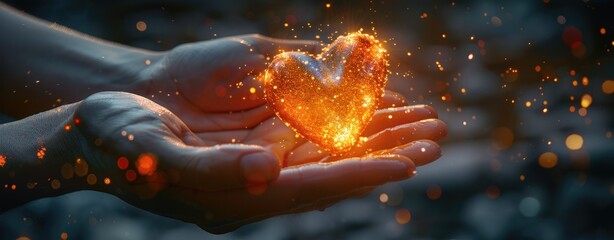 Organ donation day, an impactful image highlighting the importance of organ donation, and cardiology diseases, lifesaving consequences of organ transplants for patients in need.