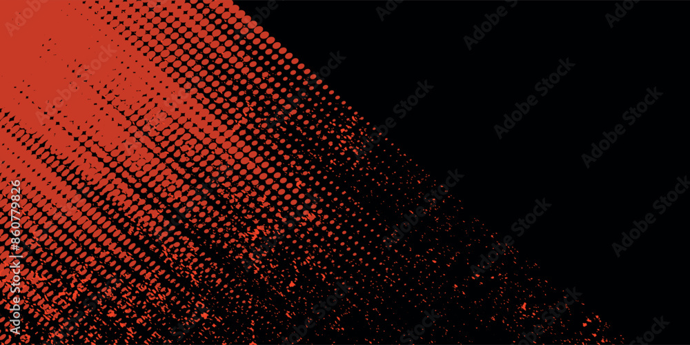 Poster halftone background vector, abstract backdrop design with two tone pattern and copy space for edit y