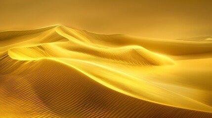A picture of a desert landscape with some sand dunes, AI