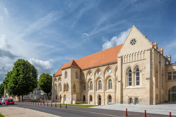 Historic Palais Ducal de l'abbaye Aux Hommes in Caen, Normandy