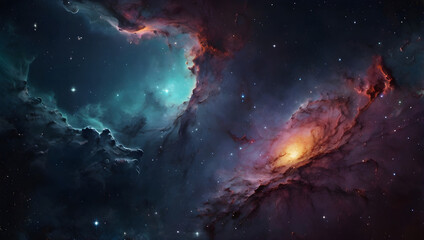 Fototapeta premium Deep Space Background Loop Animation