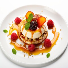 Famous food dish Isolated on a clean background