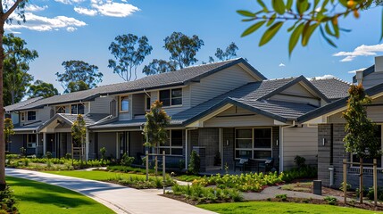 luxury retirement village where each home features James Hardie Siding