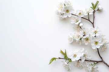 Obraz premium A white background with a white flowery border.