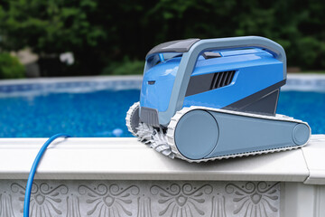 Automatic Swimming Pool Water Cleaner, Cleaning Robot Vacuum, Scrubbing algae dirt debris