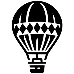 Obraz premium Air balloon silhouette