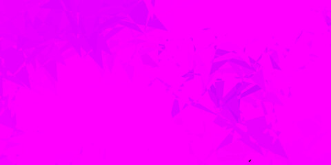 Light pink vector layout with triangle forms.