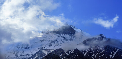 Machhapuchhare, Mt Fishtail in the Himalayas of Nepal, Machapuchare, the Sacred Mountain of Nepal