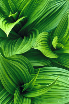 False Hellebore Leaves