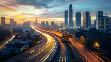 Modern City Skyscrapers