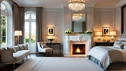 The Allure of Classic Design: A Serene Bedroom Escape