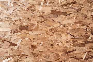 Construction background, texture and pattern in wood oriented strand board, OSP, panel
