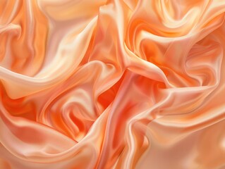 Fototapeta premium A detailed view of high-quality silk fabric with intricate patterns and textures