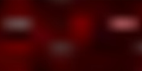 Dark green, red vector blur drawing.