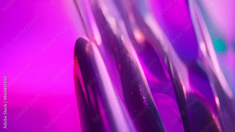 Poster iridescent plastic abstract texture generative ai