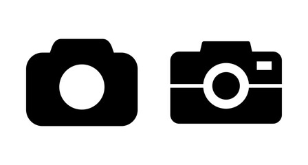 Camera Icon vector isolated on white background. Camera symbol. Camera vector icon