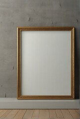 empty frame on wall