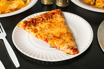 Slice of cheese pizza
