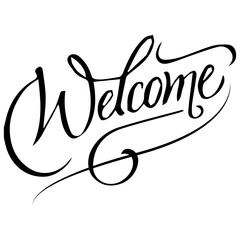 welcome icon vectors illustration symbol design