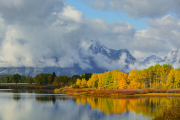 Autumn Majesty: The Teton Range in Fall Splendor