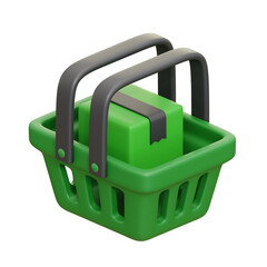 Cart delivery 3D Illustrations