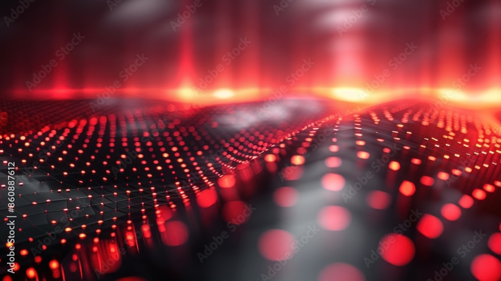 Aufkleber emphasize the reflective qualities of the cyber light line backdrop, capturing the interplay of ligh