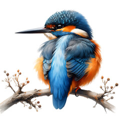 kingfishe on a branch