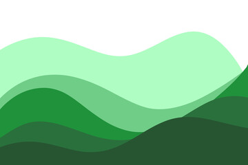 Obraz premium Green landscape background