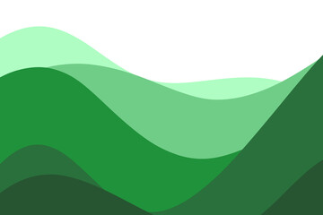 Obraz premium Green landscape background