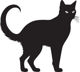 black cat silhouette
