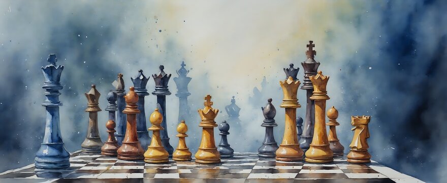 Chess Pieces Artwork