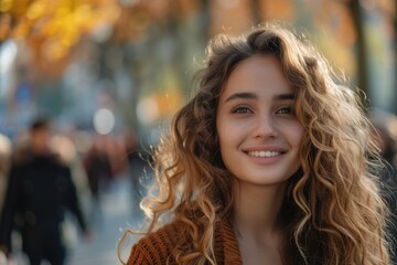 Fototapeta premium A young blonde girl