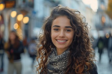 Obraz premium A young blonde girl