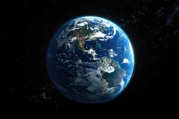 Obraz premium The Earth in Space