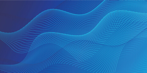 青　テクノロジー　ビジネス　模様　背景	