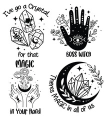 Wild flower, moon celestial, mysctical boho